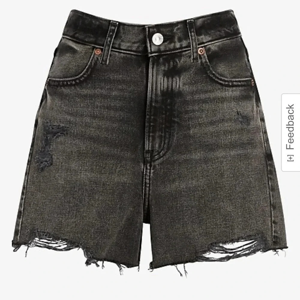Express Black Shorts - Picture 4 of 10